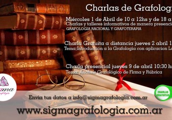 charlas de grafologia en sigma