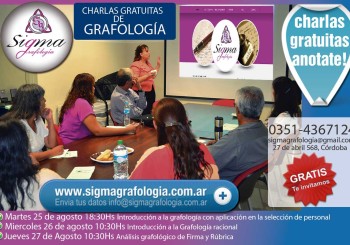 charlas de grafología