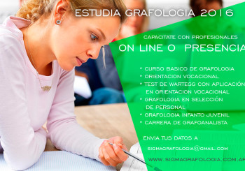 grafologia a distancia o presencial