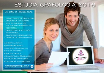 estudiar grafologia